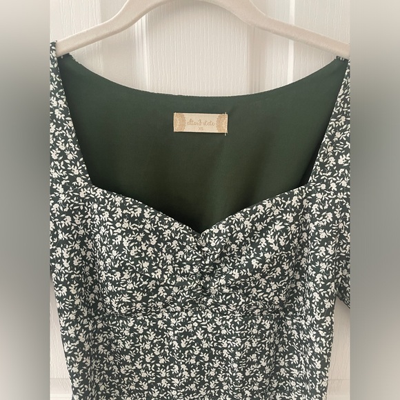 Green Floral Dress - Picture 2 of 4